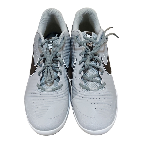 Nike Alpha Huarache 3 Varsity Low Mens Smoke Grey Baseball Cleats Size 13 - Picture 2 of 8